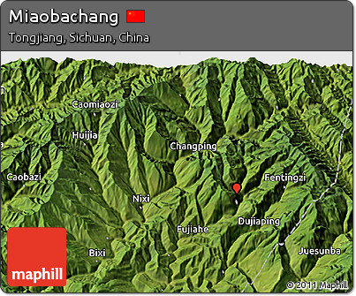 Satellite 3D Map of Miaobachang