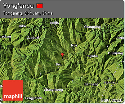 Satellite 3D Map of Yong'anqu