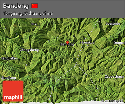 Satellite 3D Map of Bandeng
