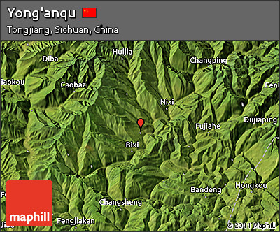 Satellite 3D Map of Yong'anqu