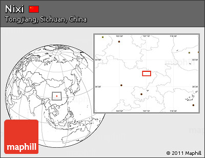 Blank Location Map of Nixi