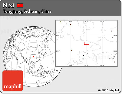 Blank Location Map of Nixi