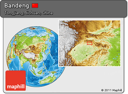 Physical Location Map of Bandeng