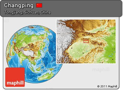 Physical Location Map of Changping