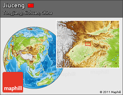 Physical Location Map of Jiuceng