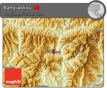 Physical Map of Banqiaokou