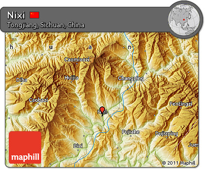 Physical Map of Nixi