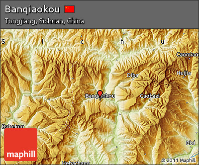 Physical Map of Banqiaokou