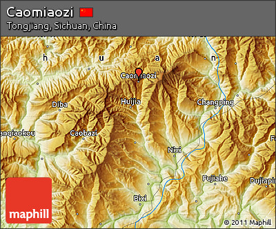Physical Map of Caomiaozi