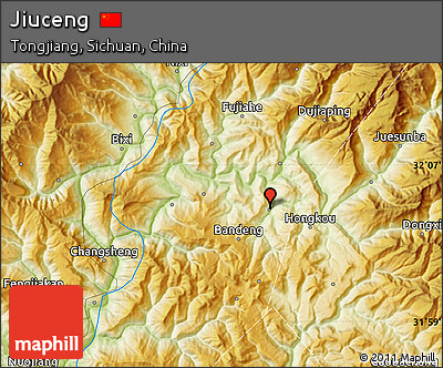 Physical Map of Jiuceng