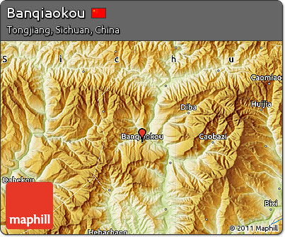 Physical Map of Banqiaokou