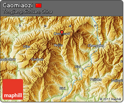 Physical Map of Caomiaozi