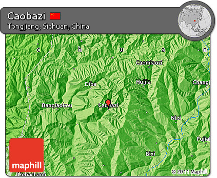 Political Map of Caobazi