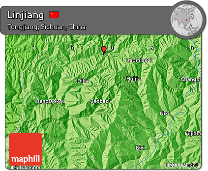 Political Map of Linjiang