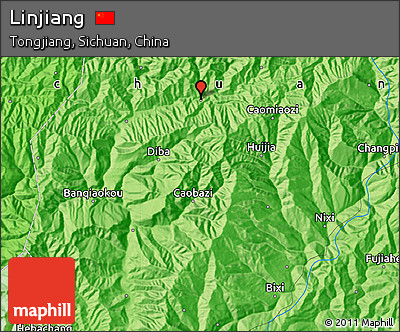 Political Map of Linjiang