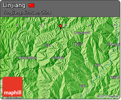 Political Map of Linjiang