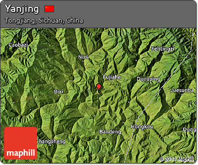 Satellite Map of Yanjing