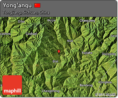 Satellite Map of Yong'anqu