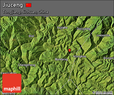 Satellite Map of Jiuceng