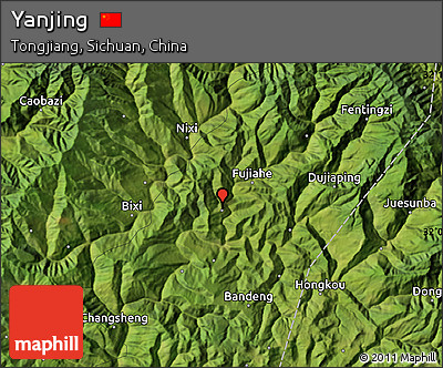 Satellite Map of Yanjing