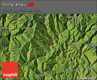 Satellite Map of Yong'anqu