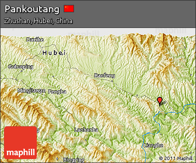 Physical 3D Map of Pankoutang