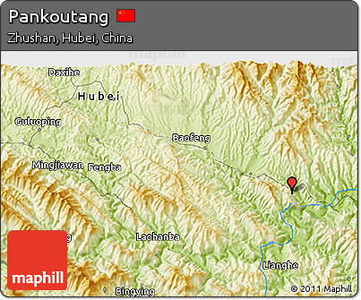 Physical 3D Map of Pankoutang