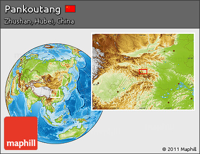 Physical Location Map of Pankoutang