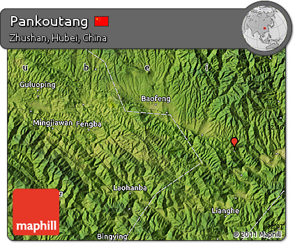 Satellite Map of Pankoutang