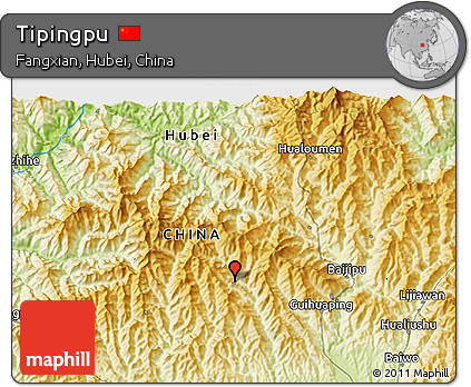 Physical 3D Map of Tipingpu