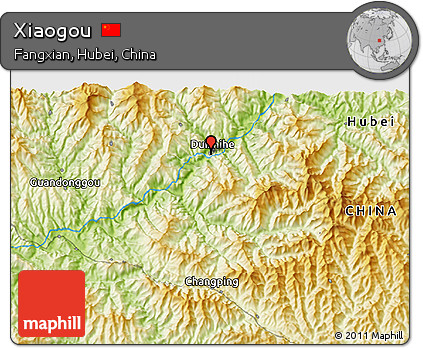 Physical 3D Map of Xiaogou