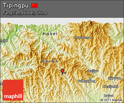 Physical 3D Map of Tipingpu