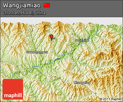 Physical 3D Map of Wangjiamiao