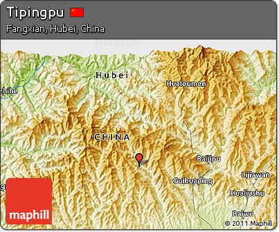 Physical 3D Map of Tipingpu