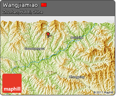 Physical 3D Map of Wangjiamiao