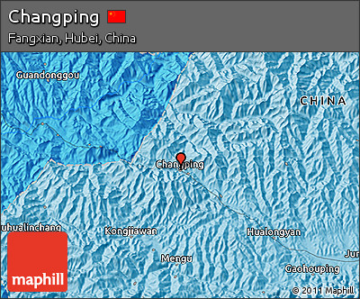 Political 3D Map of Changping