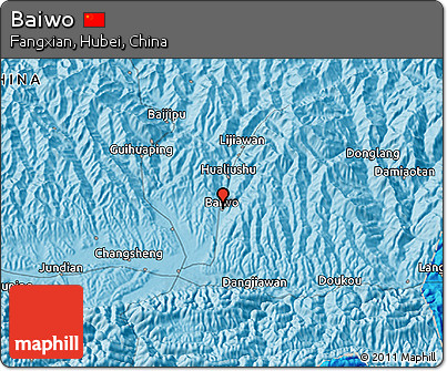 Political 3D Map of Baiwo