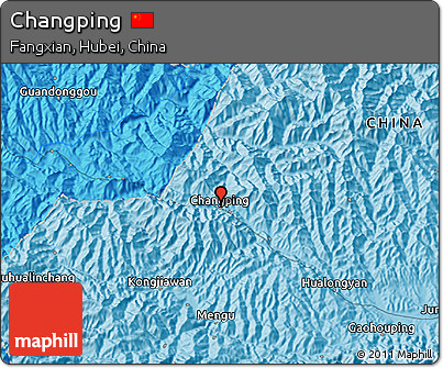 Political 3D Map of Changping