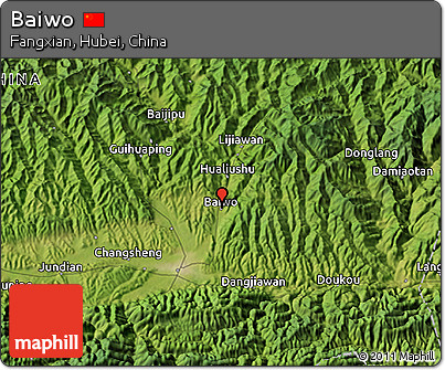 Satellite 3D Map of Baiwo