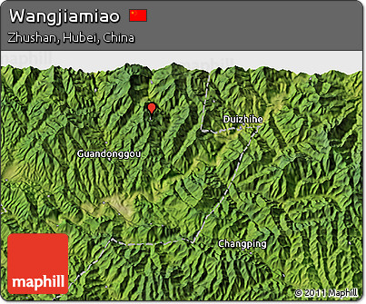 Satellite 3D Map of Wangjiamiao