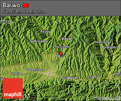 Satellite 3D Map of Baiwo