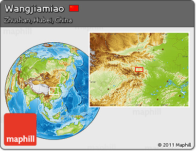 Physical Location Map of Wangjiamiao