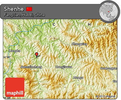 Physical Map of Shenhe