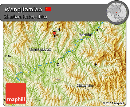 Physical Map of Wangjiamiao
