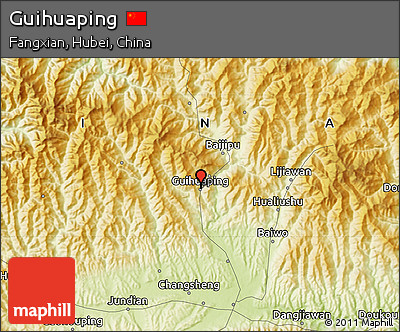 Physical Map of Guihuaping