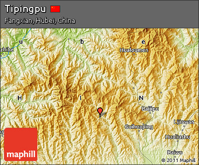 Physical Map of Tipingpu