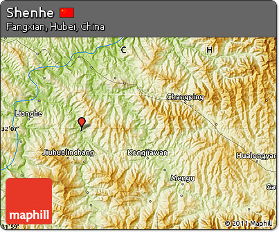 Physical Map of Shenhe