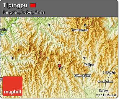 Physical Map of Tipingpu