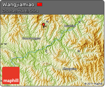 Physical Map of Wangjiamiao