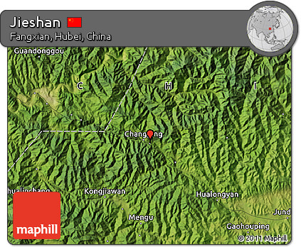 Satellite Map of Jieshan
